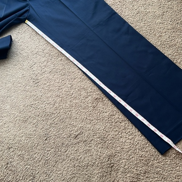 NWT Ralph Lauren US Open Tennis Navy Blue Wide/Straight Leg Trousers - Picture 8 of 8